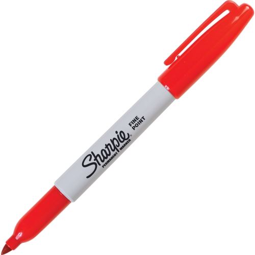 Sharpie Fine Red Marker Box 12