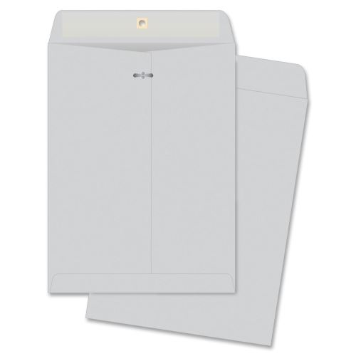 Envelopes Grey Clasp 10x13 100/Pk