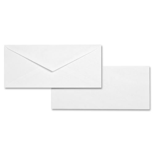 Envelopes Business 4.12x9.5 D/S White 500/Pk