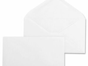 Envelopes Business 3.88x8.88 D/S White 500/Pk