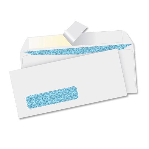 Envelopes Peel/Seal Security Window 4.5x9.5 500/Pk