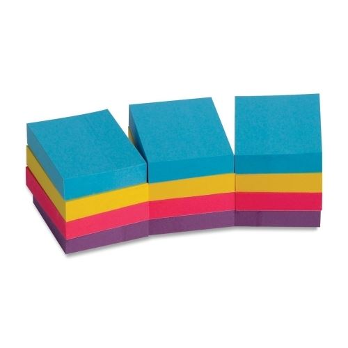 Pads 1.5x2 Extreme Colours Adhesive Notes 12/Pk
