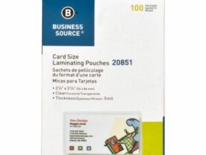 Laminator Credit Card 2.12x3.37 Pk/100