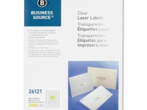 Labels .5x1.75 Clear Laser Address 2000/Pk