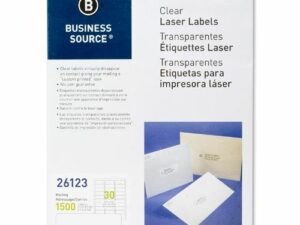 Labels 1x2.75 Clear Laser Mailing 1500/Pk