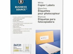 Labels 1x2.75 White Copier Mailing 3300/Pk