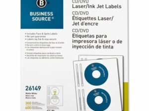 Labels Premium CD/DVD White 300/Pk