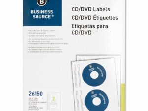 Labels Premium Glossy CD/DVD White 20/Pk