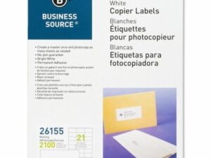 Labels 1.5x2.81 White Copier Address 2100/Pk