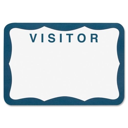 Label Self Adhesive Visitor Badges 3.5x2.25 100/Pk