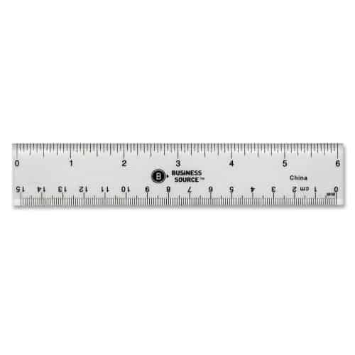 Ruler Acrylic 6" Length