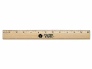 Ruler Beveled Edge Wood 12" Length