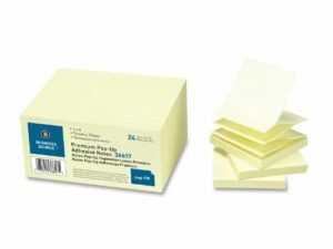 Pads 3x3 Yellow Pop-Up Adhesive Notes 24/Pk