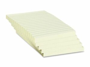Pads 4x6 Yellow Recycled Adhesive Notes 5/Pk