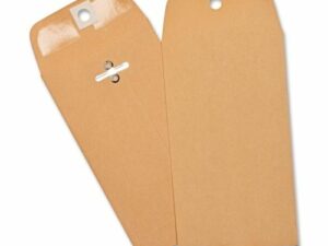 Envelopes Heavy Clasp 3 3/8x6 Kraft O/E 100/Pk
