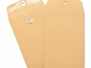 Envelopes Heavy Clasp 5x7 1/2 Kraft O/E 100/Pk