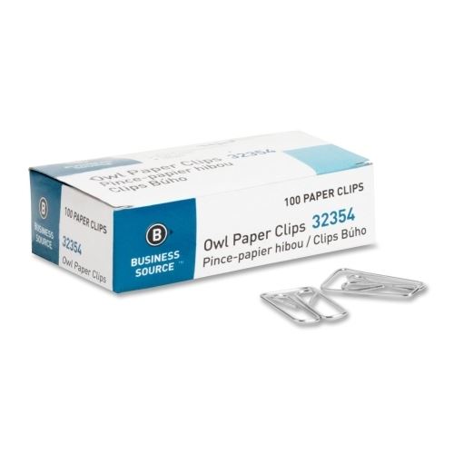 Clips Owl Paper Clips #3 100/Pk