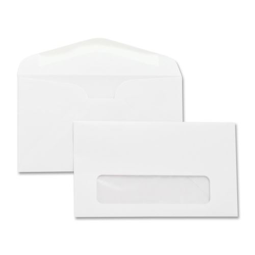 Envelopes Business 3.6x6.5 Window D/S White 500/Pk