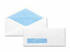 Envelopes Business 4.12x9.5 Security White 500/Pk