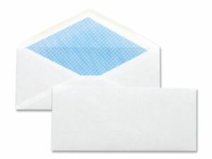 Envelopes Business 4.12x9.5 Security White 500/Pk