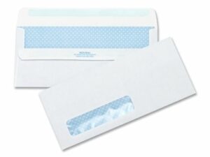 Envelopes Self Seal Security Window 4.5x9.5 500/Pk
