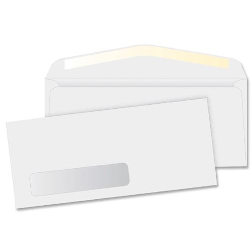 Envelopes Business 4.12x9.5 Window White 500/Pk