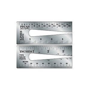Ruler 24" Stainless Steel Comparative GAEBEL