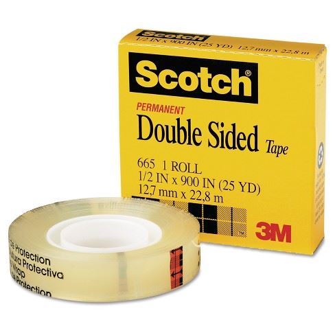 3M #665 Double-Sided 12mmx33m