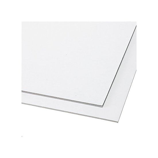 White on White Mounting Board 32x40 White Core Box of 25